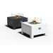 Adezz Forno Brann Powder-Coated Aluminium Gas Fire Pit, White