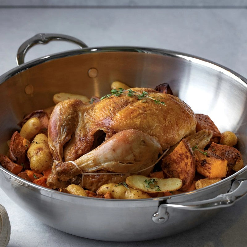Hestan ProBond Tri-Ply Stainless Steel Wok with Lid