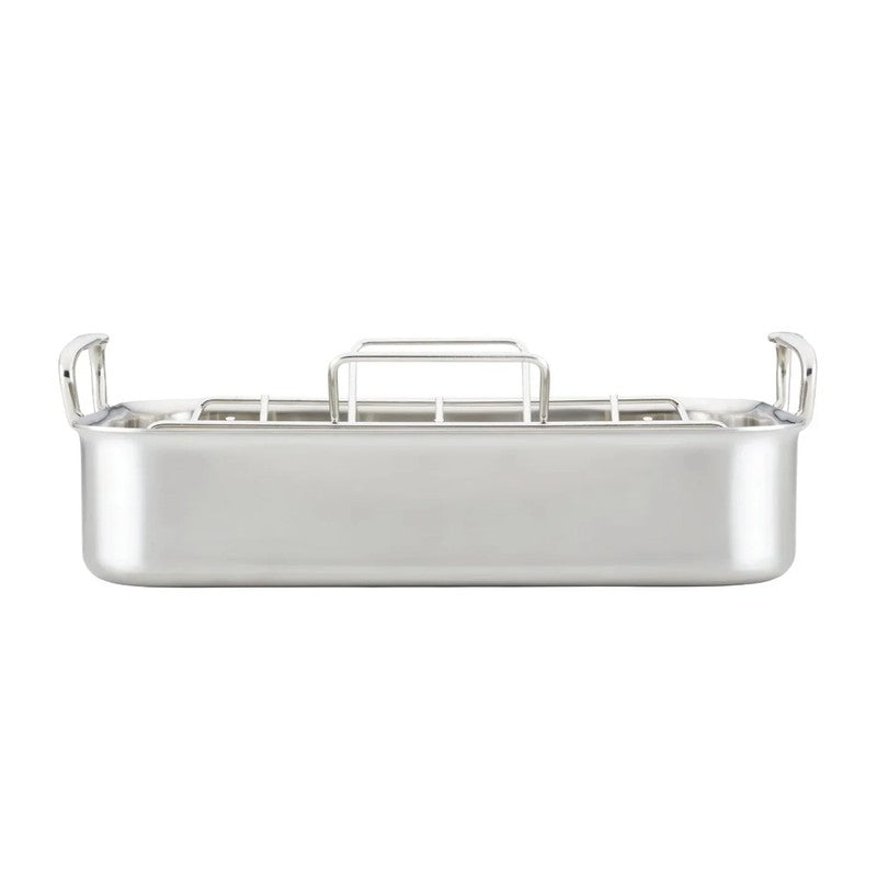 Hestan ProBond Classic Stainless Steel Roasting Pan with Rack