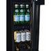 CELLA BV18-BH 300mm Undercounter Drinks Fridge, Black Glass