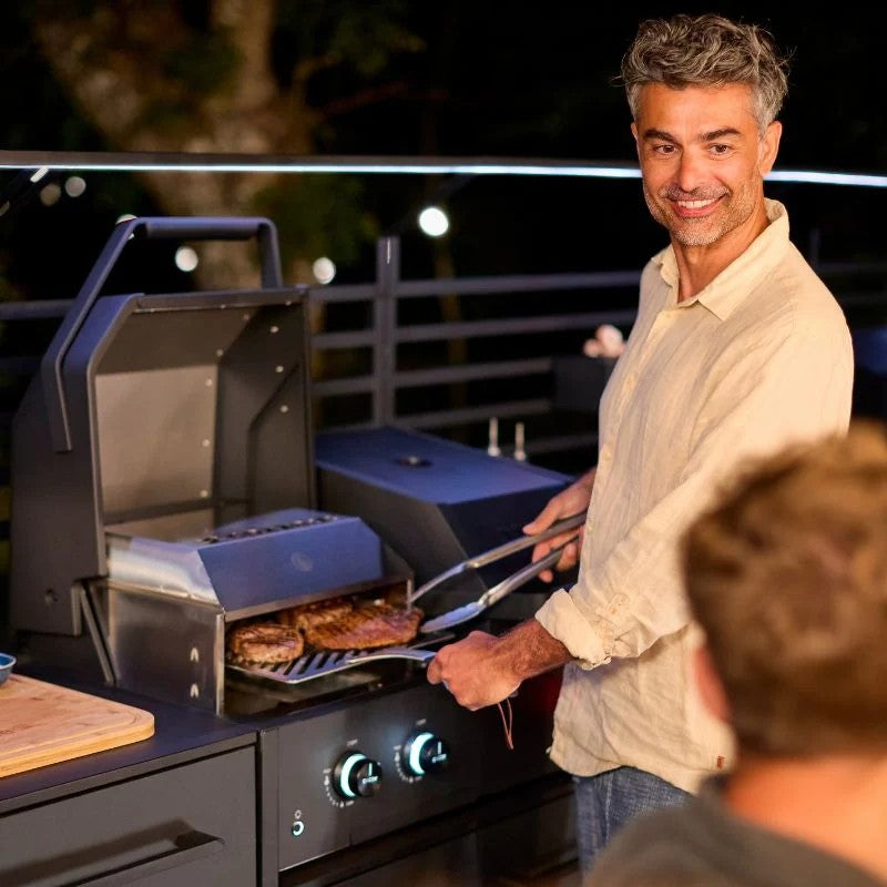 Cozze Quattro 900 Enamelled Cast Iron Gas Grill