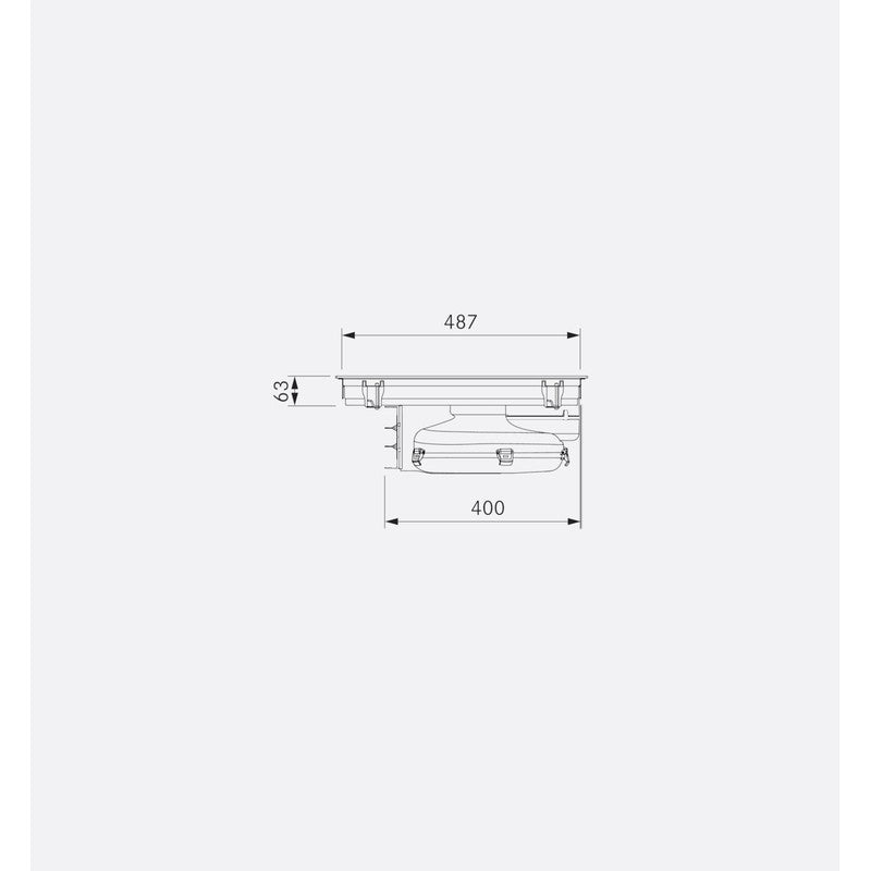 Bora PUXA2R X Pure 83cm Venting Induction Hob, Rough Black