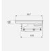 Bora PURA Venting Induction Hob 76cm, Pure Black