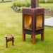 Adezz Forno DIGNA Corten Steel Outdoor Fireplace with Front Door