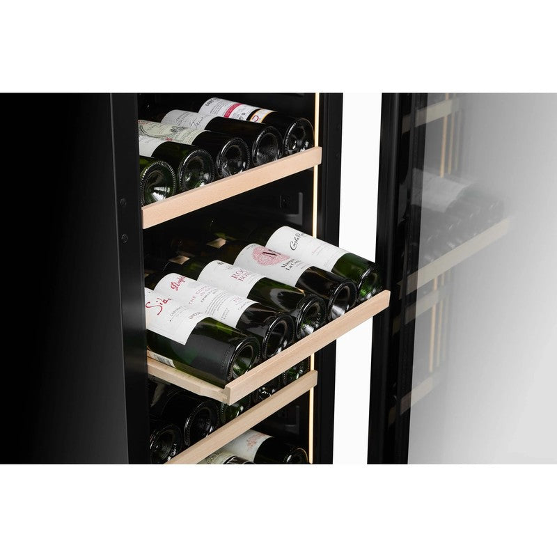CELLA W82S-BLACK Single Zone Wine Cooler 73 Bottle, Black