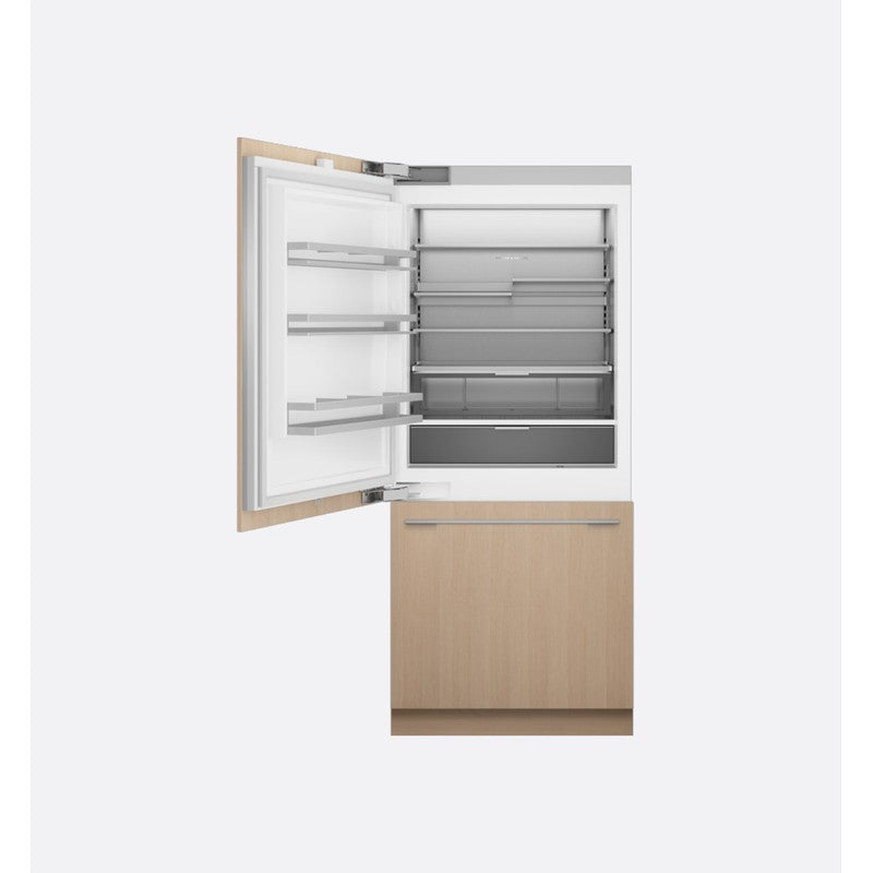 Fisher & Paykel Series 11 RS9121WLUVE1 91cm Fully Integrated Fridge Freezer with Ice & Water, Left Hand Hinge