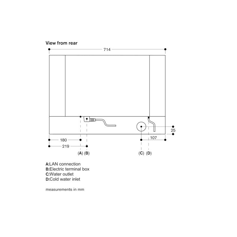 Gaggenau 400 Series BS485112 Stainless Steel Combi-Steam Oven 76cm, Left Hand Hinge