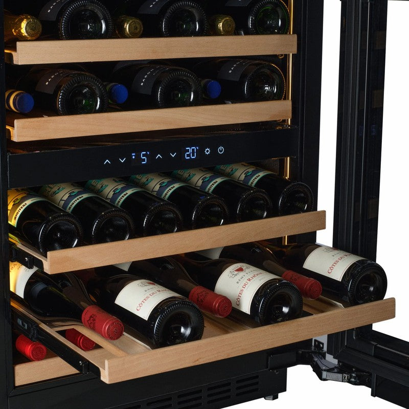 CELLA W34-SSH Stainless Steel Undercounter Wine Cooler 600mm, 36 Burgundy Bottles