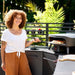 Cozze Rotate Gas Pizza Oven 17" with Pizza Door, Black