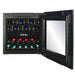 CELLA Kitchenline Glass Wine Fridge 24 Bottle, Black Glass