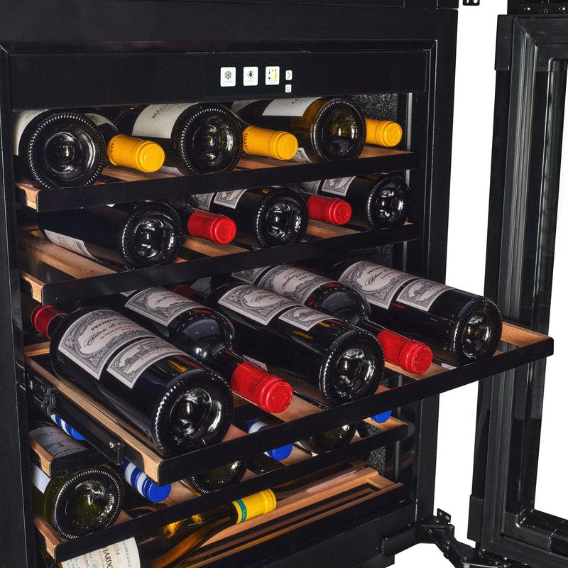 CELLA Kitchenline Wine Fridge 33 Bottle 45cm Depth, W30PANEL-TO