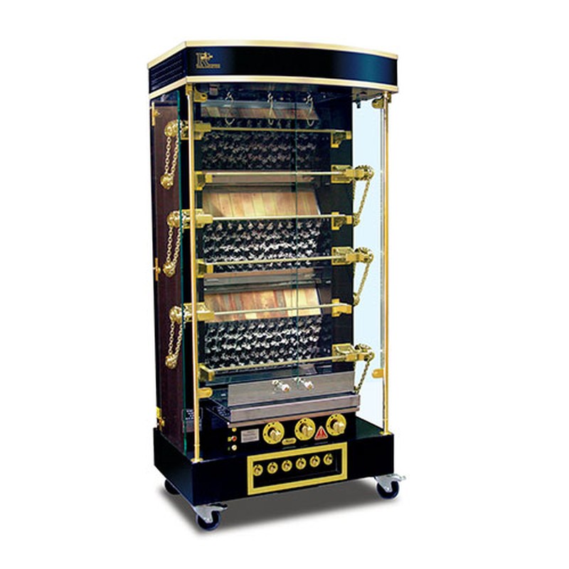 Jestic Grandes Flammes Olympia 975.4 OLG Gas Rotisserie, Stainless Steel