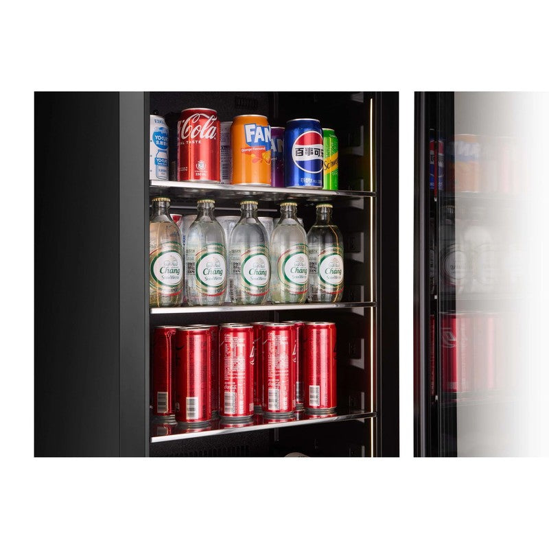 CELLA WBV75D-BLACK Beverage Centre 48cm Depth, Black