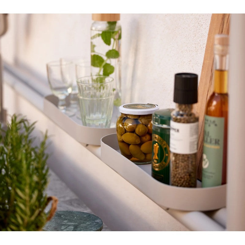 Sticks Kitchen with Teak Shelf