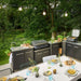 Cozze Outdoor Kitchen 90 Stainless Steel Outdoor Kitchen with Sink