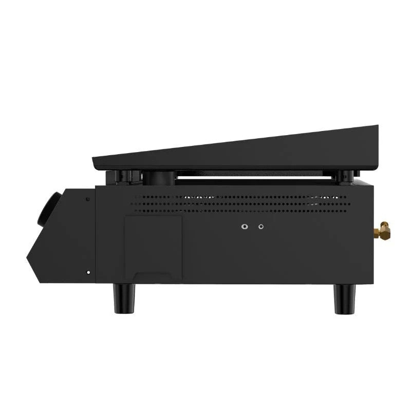 Cozze G-700 Stainless Steel Plancha Gas Grill, Matte Black