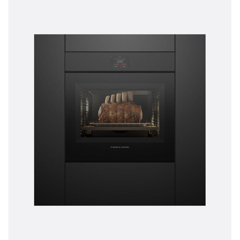 Fisher & Paykel OS60SMTNB1 60cm Combination Steam Oven, Black
