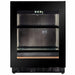 CELLA KITCHENLINE BV30B-TO Shallow Drinks Fridge 60cm Undercounter, Black Glass