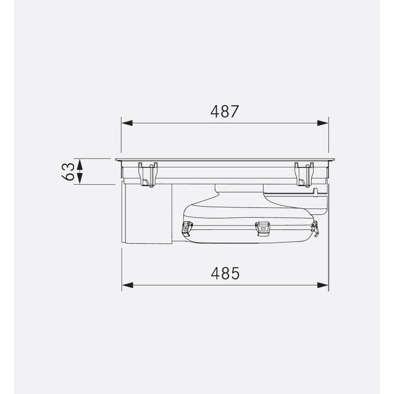 Bora X Pure PUXU2 Venting Induction Hob 83cm, Black