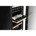 CELLA W75D-BLACK Dual Zone Wine Cooler 71 Bottle, Black