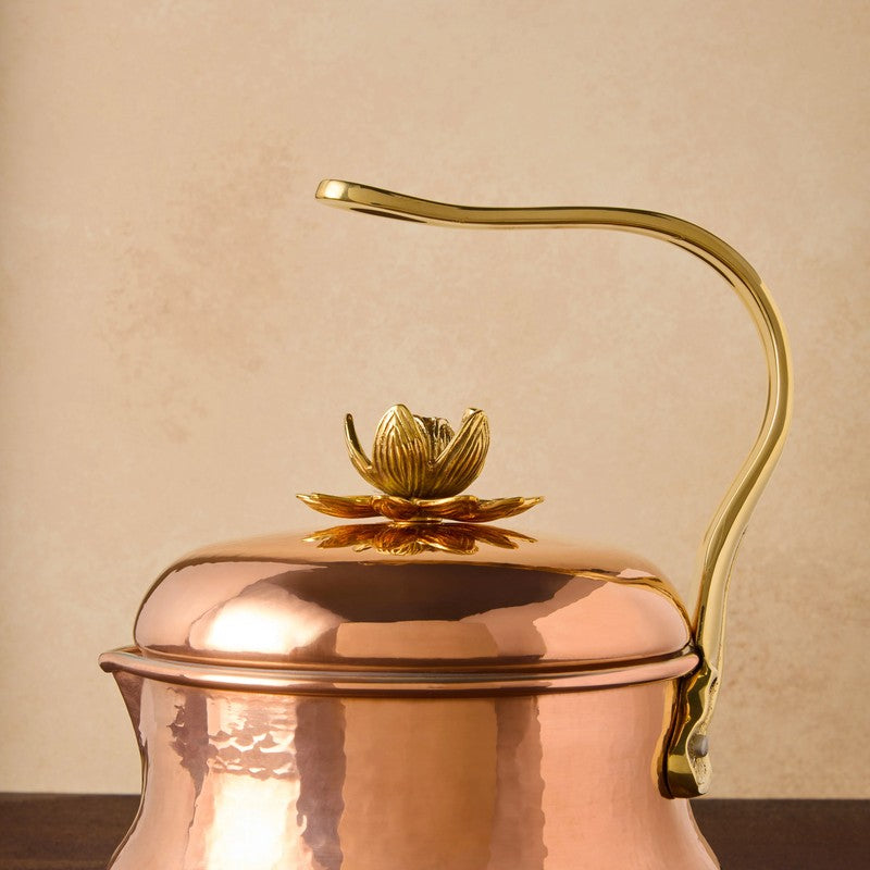 Lotus Lotus 5 Piece Set with Historia Tea Kettle, Oval Roaster & 3 Kitchen Jars