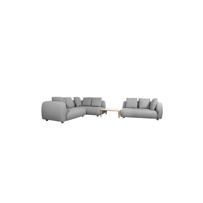 Cane-line Capture Corner Sofa with Table & Chaise Lounge