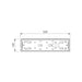Bora MS140 Glass & Metal Multi Drawer 14cm