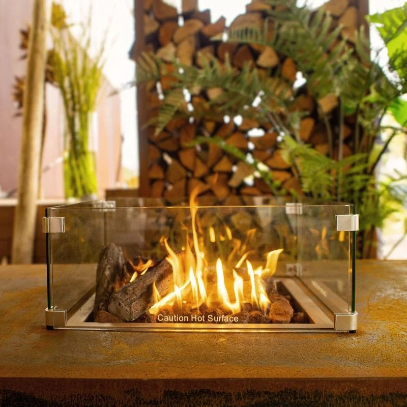 Adezz Forno Brann Corten Steel Gas Fire Pit