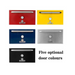 5 colour options for door