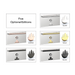 5 different door handle colours