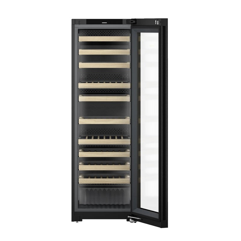 Liebherr Vinidor Selection WPgbi 5273 104 Bottle 3-Zone Wine Cabinet, Black Steel