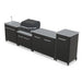 Cozze Modular Outdoor Kitchen Stainless Steel with Gas Grill, Storage & Sink