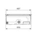 Bora PURSA 58cm Induction Venting Hob, Black