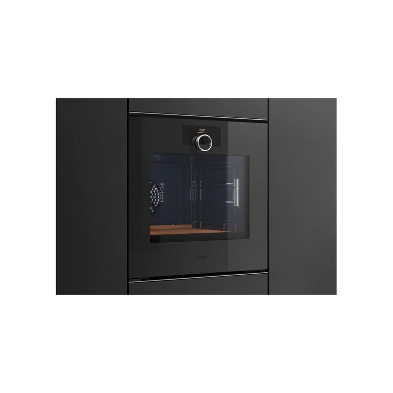 Gaggenau Minimalistic Series GO250100 60cm Built-In Single Oven, Onyx