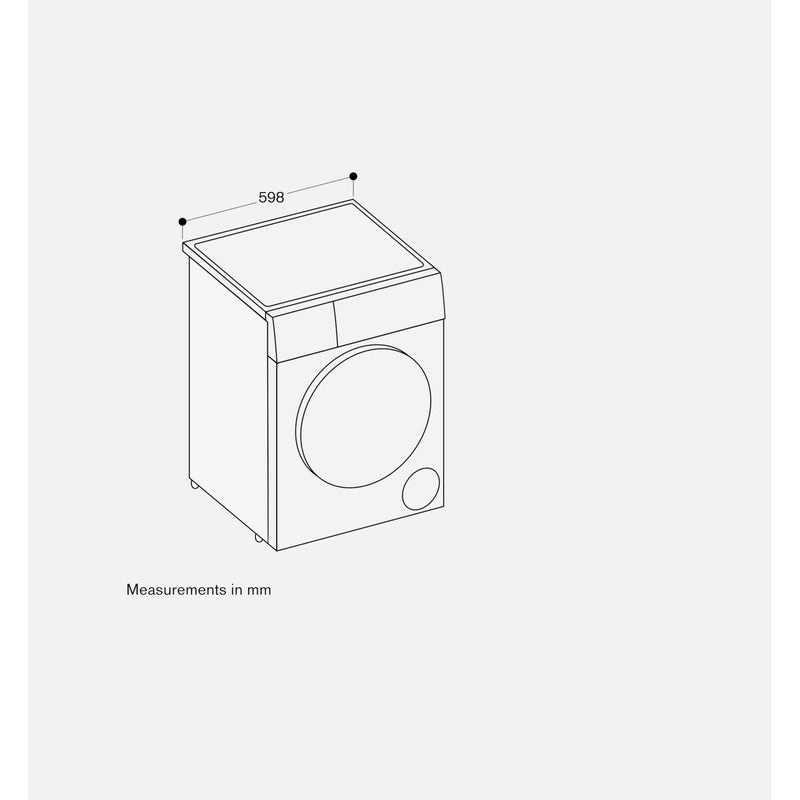 Gaggenau 200 Series WM260166 60cm Built-In Washing Machine, White