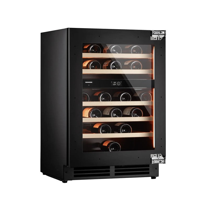 Dunavox FLOW-41 41 Bottle Fully Integrated Wine Cooler, 88cm Height
