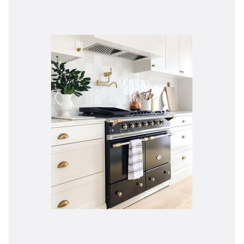 Lacanche Cluny LG1052CTANTA 100cm Dual Fuel Range Cooker, Anthracite & Brass