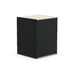 Fontana Ignes Magnelis® Steel Door Cabinet 65 with Porcelain Ceramic Worktop, Black