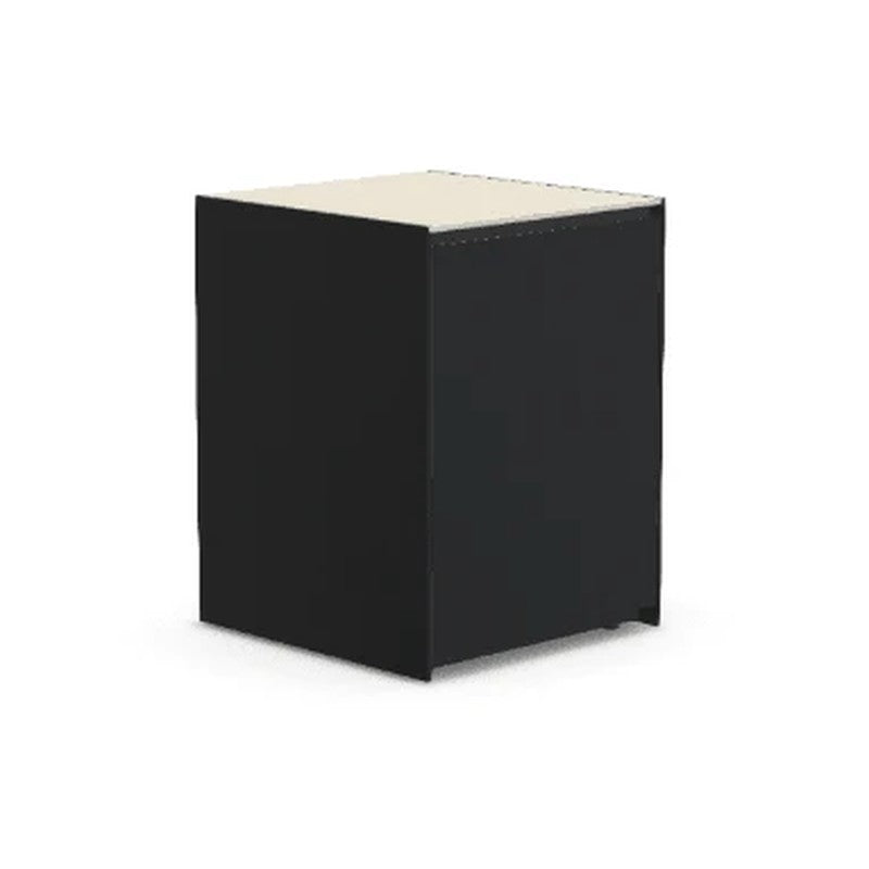 Fontana Ignes Magnelis® Steel Door Cabinet 65 with Porcelain Ceramic Worktop, Black