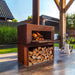 Adezz Forno Enok Corten Steel Outdoor Fireplace