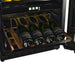 CELLA KITCHENLINE Beverage Centre 600mm, Black Glass