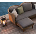 Cane-line Arch 3-Seater Sofa with Low Arm/Backrest & Chaise Lounge