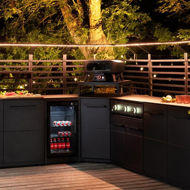 Cozze Elements High-Pressure Laminate Outdoor Kitchen Corner Module 90 × 90cm