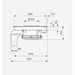 Bora BHA 76cm Ceramic Venting Hob, Hyper Black