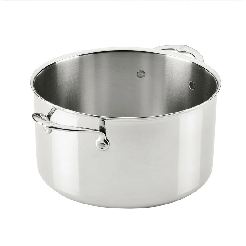 Hestan ProBond Luxe Stainless Steel Stockpot 7.6L with Lid, Mirror-Polished