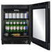 CELLA KITCHENLINE BV30B-TO Shallow Drinks Fridge 60cm Undercounter, Black Glass