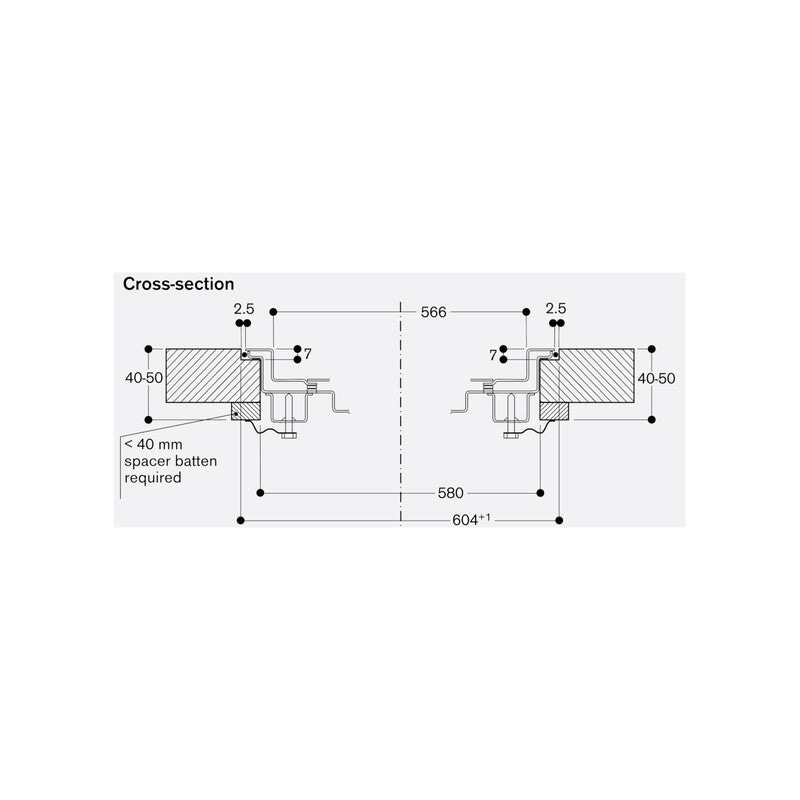Gaggenau 400 Series CG492211 Cast Iron Natural Gas Cooktop 100cm