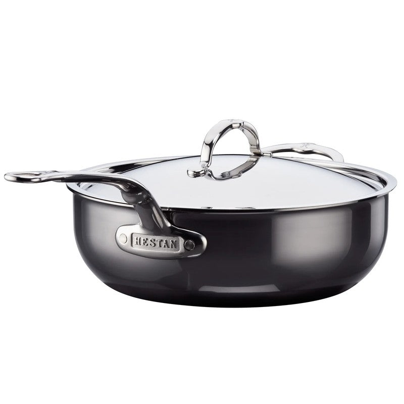 Hestan NanoBond Titanium-Coated Stainless Steel Essential Pan with Lid