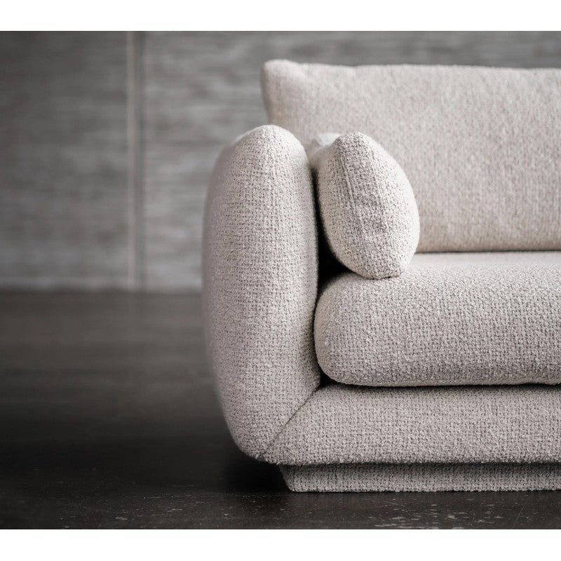 Cane-line Bloom 3-Seater Sofa with Chaise Longue, Teak Legs