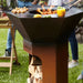 Barbecook Nestor Original Wood Corten Steel Plancha Grill